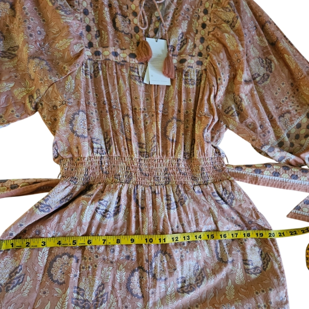 Cleobella Magdalena Bohemian Jumpsuit--Size Large - Picture 12 of 13